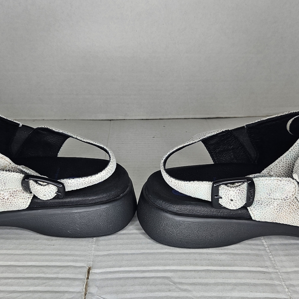 Womens Wolky Nimes Mint Green Leather Slingback Sandal Open Toe Size 43 - Picture 8 of 15